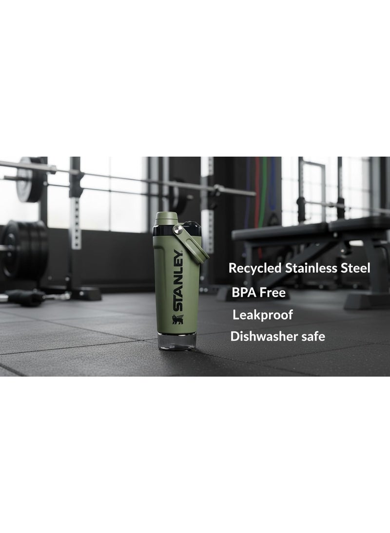 Stanley Stainless Steel Water Bottle with Flip Lid & Handle, Leakproof Insulated Sports Flask for Hot & Cold Drinks - Image 5