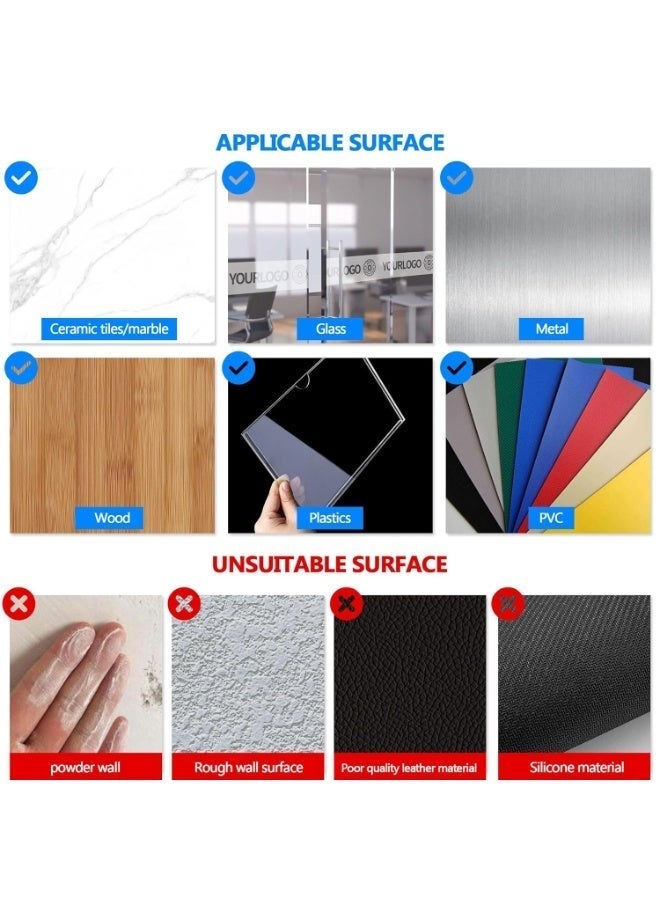 3M VHB Double Sided Tape Heavy Duty, 5cm x 3m Clear Waterproof Foam Tape, Strong Acrylic Adhesive for Car Trim and Home Office Decor, Transparent Mounting Tape for Glass Metal and Marble Surfaces - Image 5