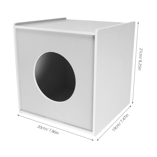 Cabilock White Lottery Box Raffle Ticket Container Multifunctional Drawing Box for Fundraising Voting Party Games 827X787X748 Inch - Image 3