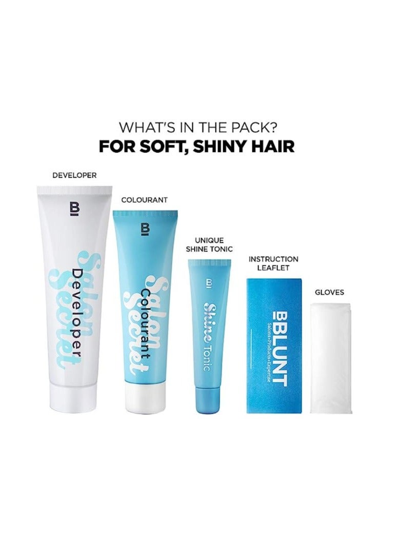 Bblunt Salon Secret High Shine Crème Hair Colour Natural Black 1 - Image 2