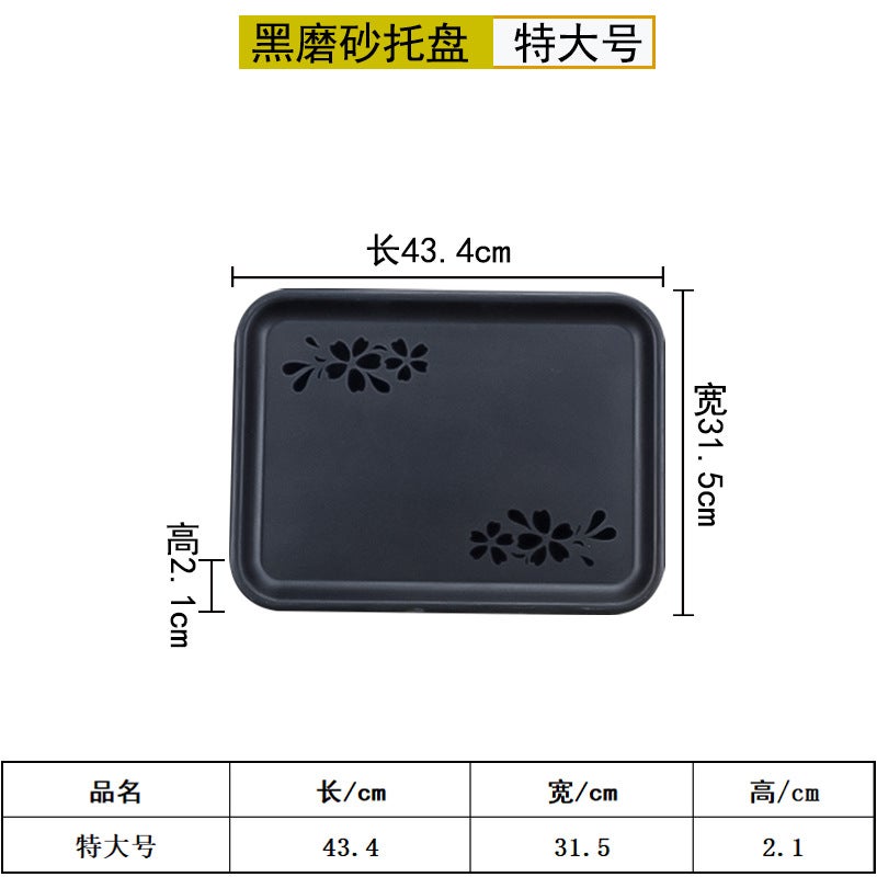Colorful Melamine Tray Kindergarten Tray Rectangular Plastic Cake Bread Serving Tray Self-Service Fast Food Tray - Image 1