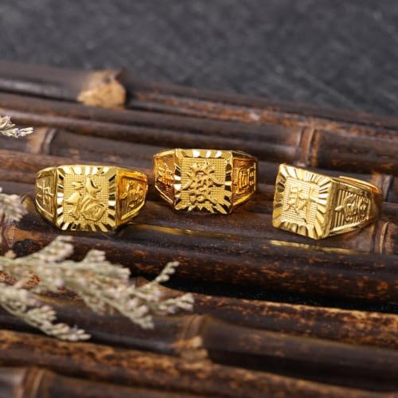 80S 90S Hip Hop Costume Kit For Men Rapper Sunglasses Gold Rope Chain Bracelet Dollar Sign Chain Kanji Ring Halloween Party Costume - Image 2
