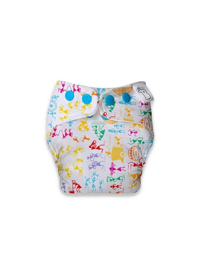 Superbottoms - Cloth Diapers For Babies Cloth Diaper Combo Pack Of 5 Freesize Uno; Reusable Cloth Diapers For Babies 3M To 3Y ; With 5 Organic Cotton Inserts;Pads - Image 1