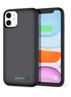 Battery Case for iPhone 12, 4500mAh Protective Portable Charging Case for iPhone 12 Rechargeable Extended Battery Pack Power Backup Cover for Apple