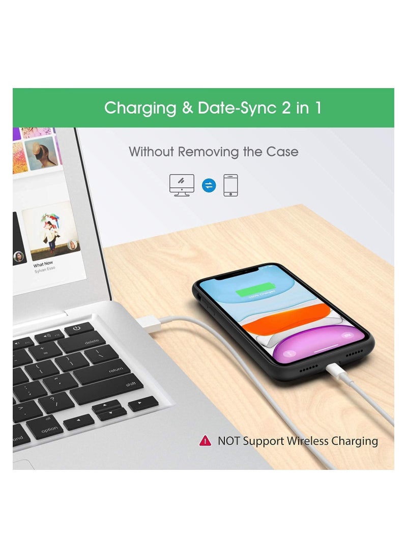 Generic - Battery Case for iPhone 12, 4500mAh Protective Portable Charging Case for iPhone 12 Rechargeable Extended Battery Pack Power Backup Cover for Apple - Image 1