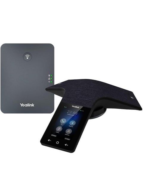 Yealink CP935W Wireless IP Conference Phone with DECT Base – 4" Touchscreen, HD Audio, Bluetooth, Wi-Fi, Noise Proof Technology