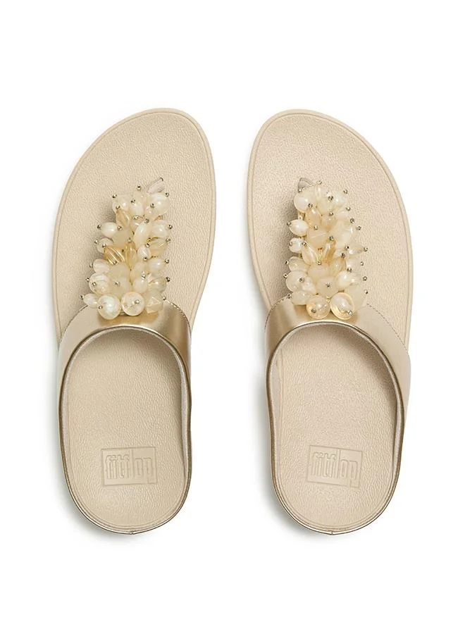 فيت فلوب FINO BEAD-CLUSTER TOE-POST SANDALS