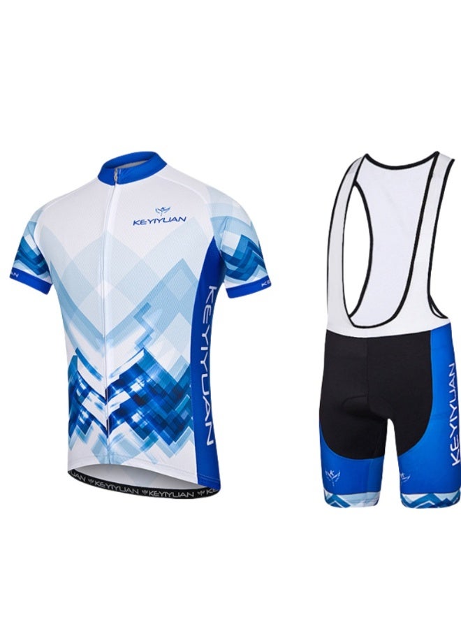 KUYING GR New Summer Outdoor Sunscreen Moisture Absorption Quick Drying Bicycle Women's Cycling Clothing Set  - Image 1