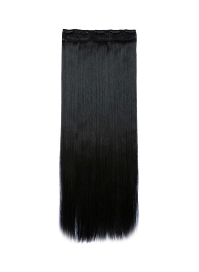 نيبمينينت شعر مستعار مستقيم صناعي بمظهر طبيعي مع مشط أسود 70سنتيمتر