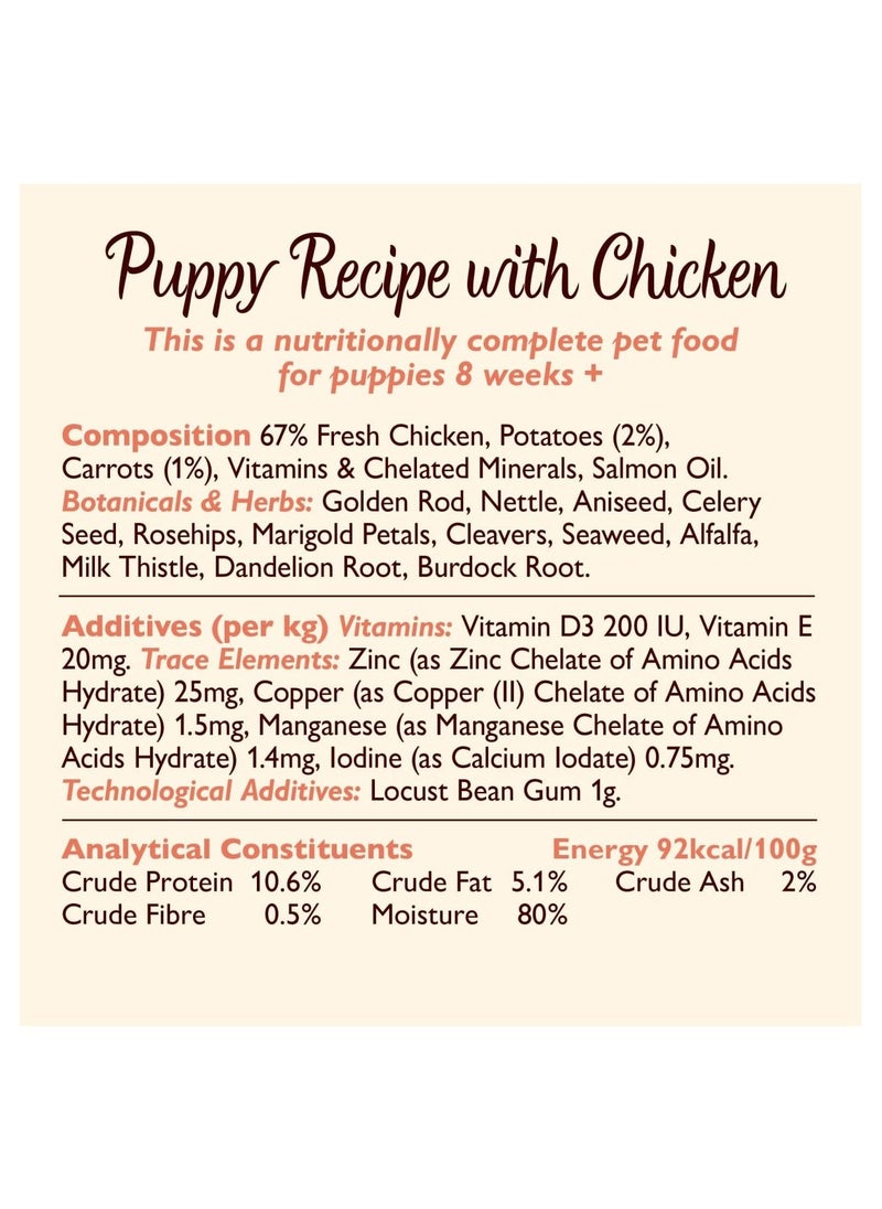 Lily's Kitchen Puppy Recipe Wet Food with Chicken, Potatoes and Carrots (8+ weeks) 400g  - Image 3