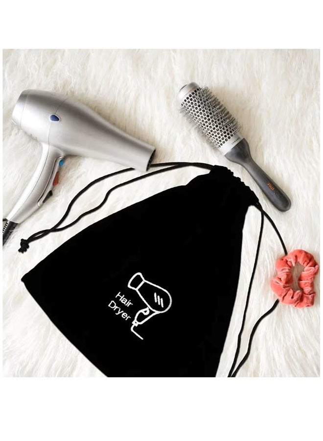 حقيبة منظم حقائب قماشية حقائب مجفف شعر برباط حقيبة مجفف شعر فندقية حقيبة برباط حاوية محمولة للمنزل والسفر حقيبة مجوهرات سفر حقيبة أدوات الزينة للسفر - Image 3