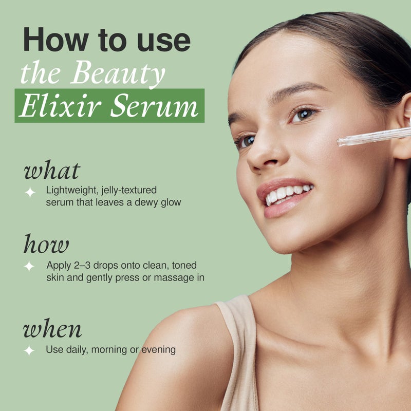 The Beauty Elixir Aloe & Collagen Serum For Face - Dermatologist Tested, Anti-Aging, Ultra Hydrating Aloe Vera Gel For Face - Natural Ingredients, Clean Beauty, Cruelty-Free Korean Skin Care - 1.69 oz - Image 3