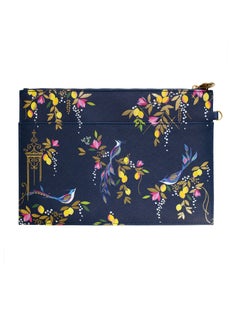 Sara Miller Floral Medium Flat Pouch  - Image 1