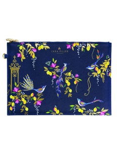Sara Miller Floral Medium Flat Pouch  - Image 2