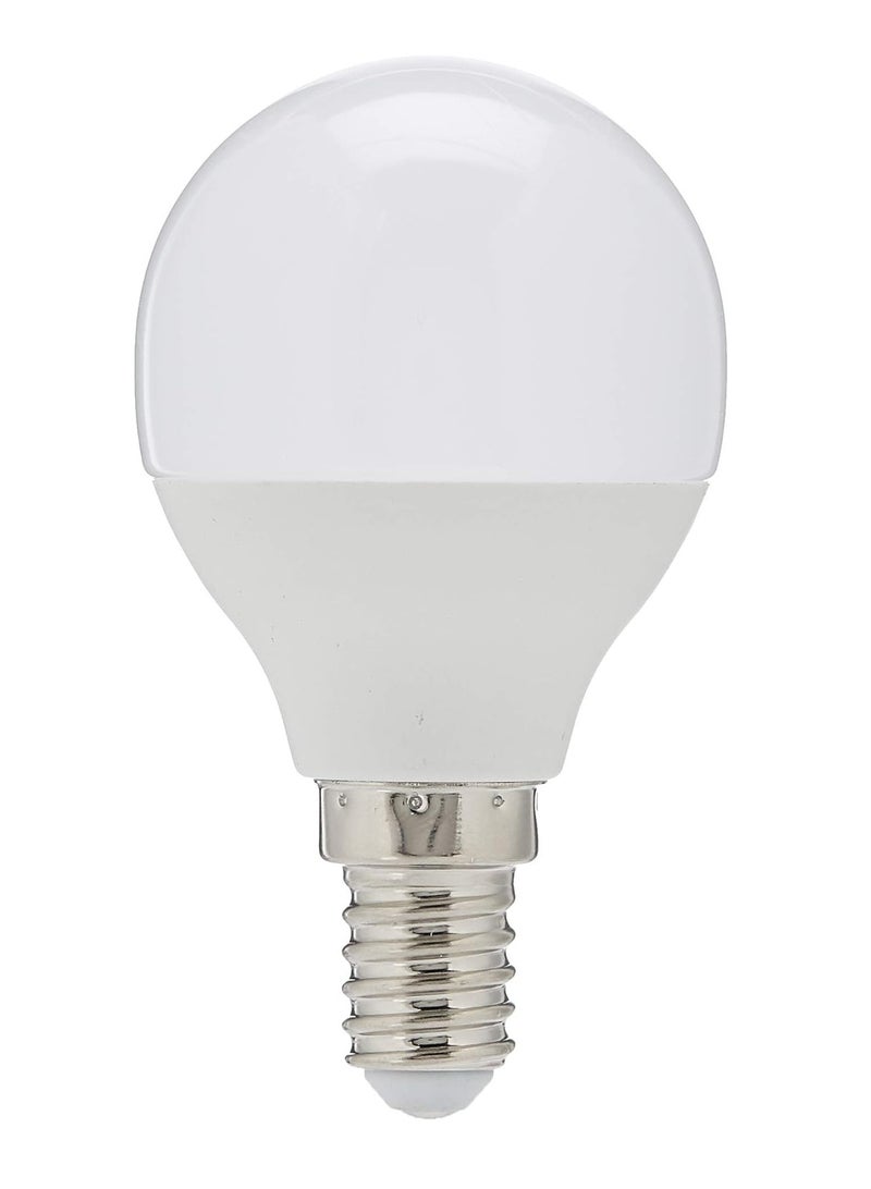 Narken 1 Pieces G45 7W E14 Small Edison Screw Daylight Cool white 6500K LED Power Saving Plastic coated Aluminum Round Lamp Bulb Light.