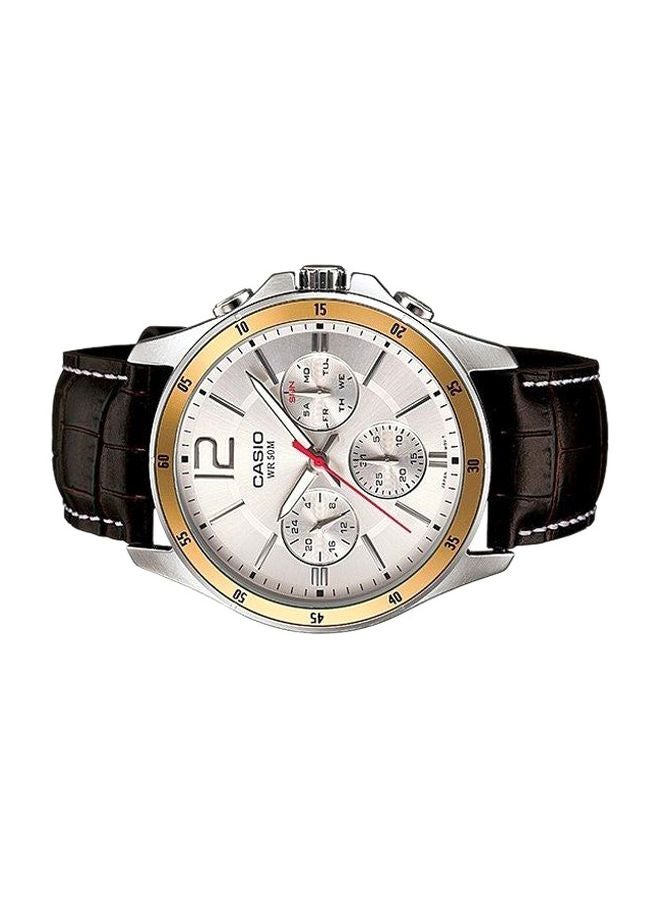 كاسيو ساعة أنالوج مقاومة للماء Enticer MTP-1374L-7A - Image 5