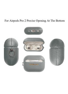 JDK AirPods Case Protective Liquid Silicone Skin Cover Case Compatible With Apple AirPods Pro 2 Grey  - Image 2