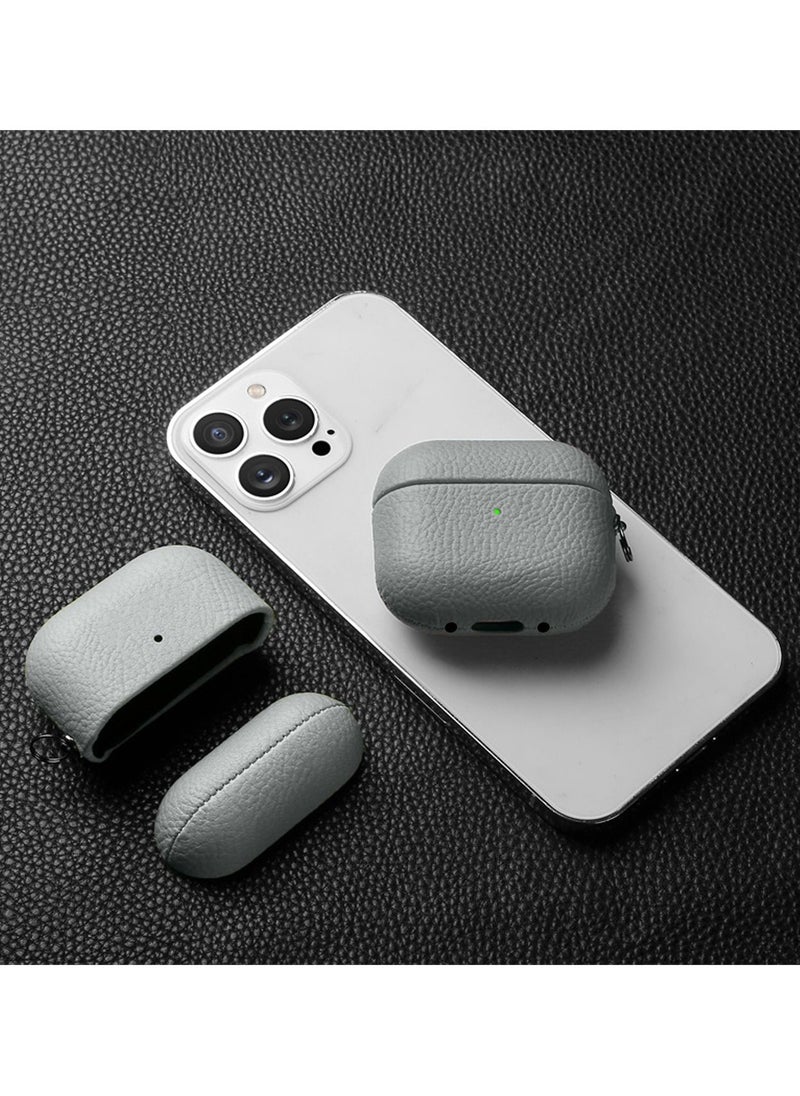 JDK - AirPods Case Protective Liquid Silicone Skin Cover Case Compatible With Apple AirPods Pro 2 Grey - Image 1