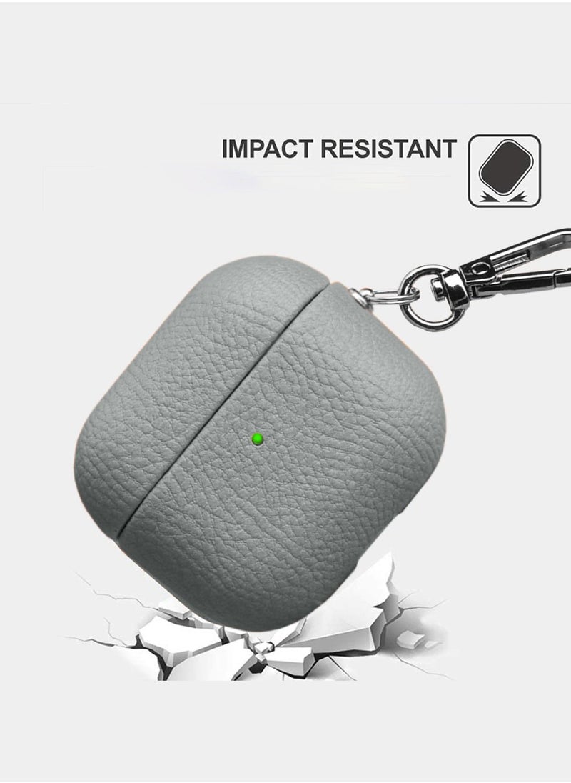 JDK - AirPods Case Protective Liquid Silicone Skin Cover Case Compatible With Apple AirPods Pro 2 Grey - Image 1