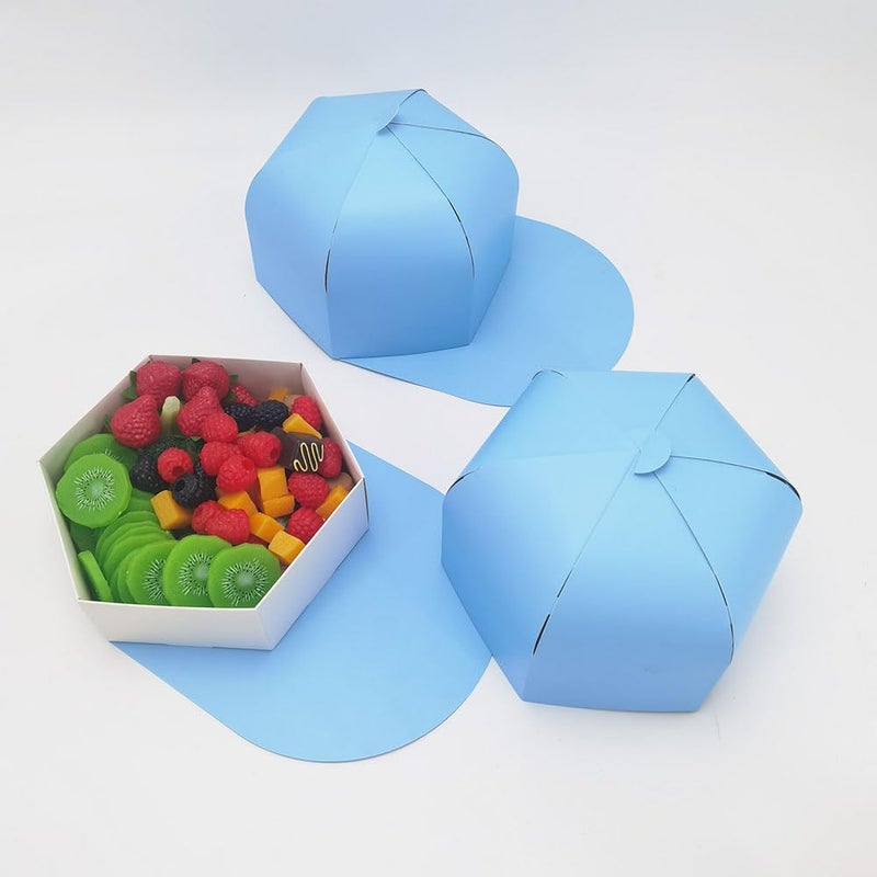 WENPACK DAD Baseball Cap Hat Shaped Gift Box for Father's Day BABY Shower Gender Reveal Boy Birthday Decoration Party Treat Sweets Charcuterie Container (1) - Image 5