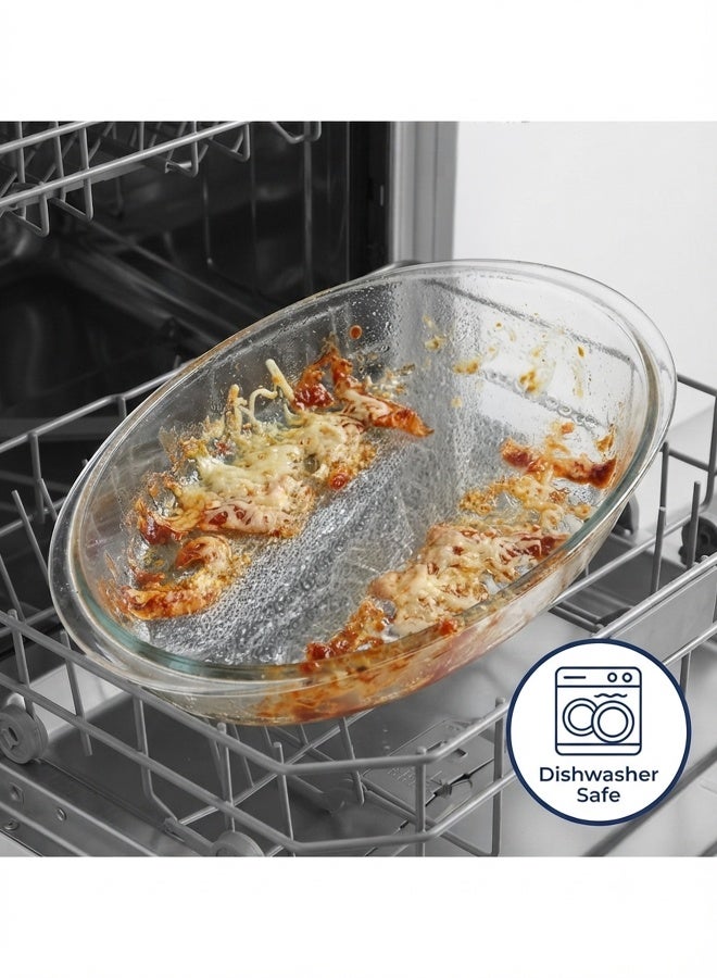 MARINEX Glass Bowl Plus 4 L - Large Durable Heat-Resistant Mixing & Serving Bowl|Transparent Multi-Purpose Bowl - Image 5