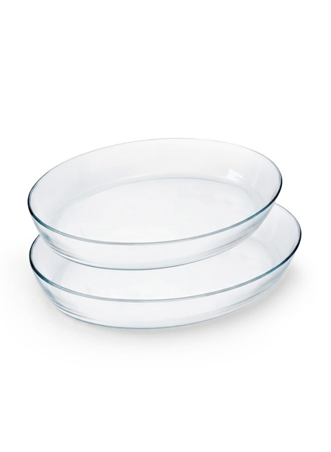 MARINEX Glass Bowl Plus 4 L - Large Durable Heat-Resistant Mixing & Serving Bowl|Transparent Multi-Purpose Bowl - Image 1