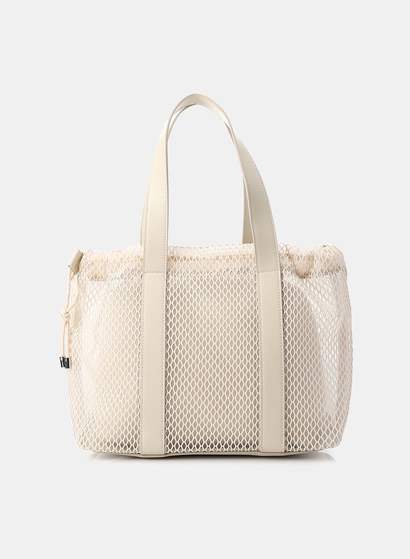 Dejavu Elegant Shoulder Bag-OYE-DJTX-008-Beige - Image 3
