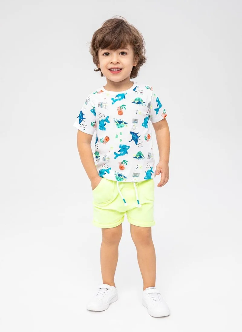 مينوتي Kids T-Shirt And Fleece Short Set