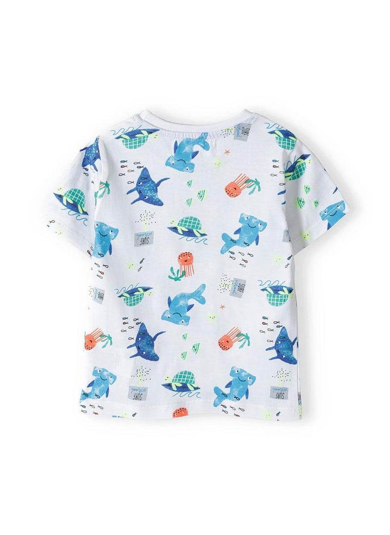 MINOTI 2-Piece Kids Boys Summer Set with Print T-Shirt and Shorts  - Image 4