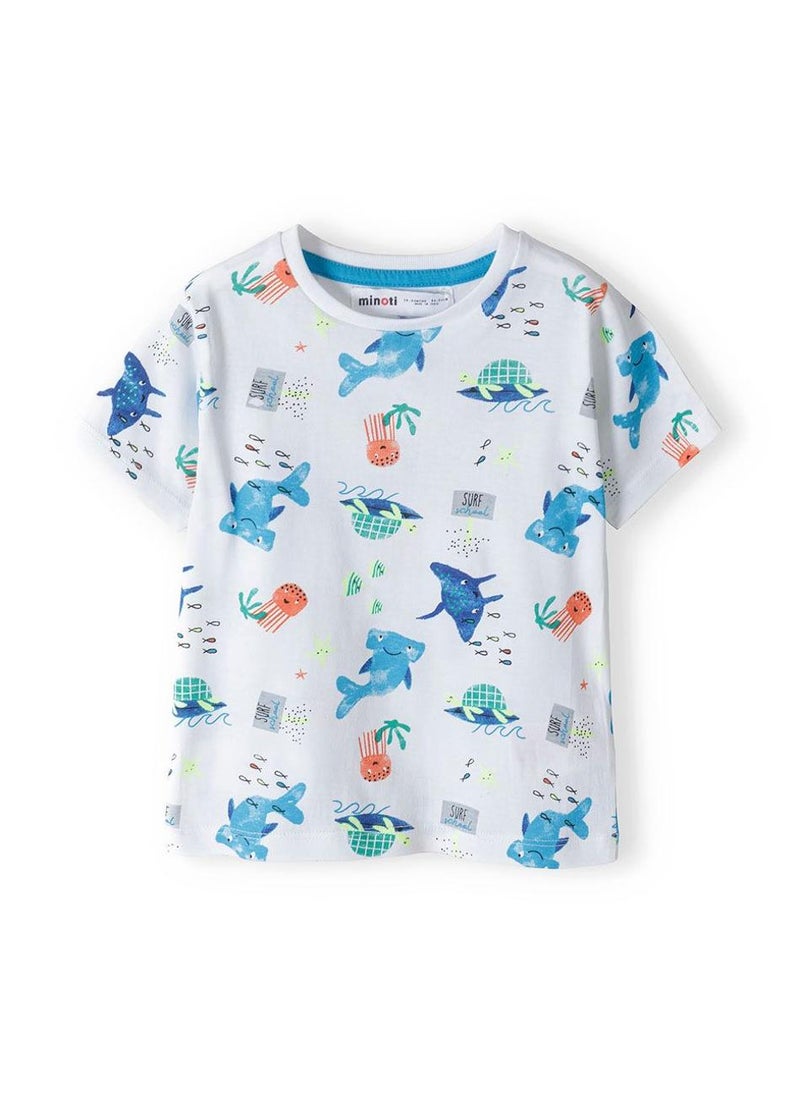 MINOTI 2-Piece Kids Boys Summer Set with Print T-Shirt and Shorts  - Image 3