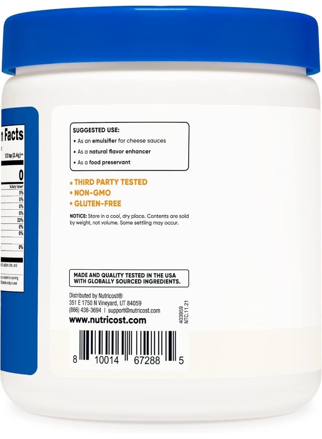 Nutricost Sodium Citrate Powder 1LB (16oz) - Food Grade, Non-GMO - Emulsifier, Natural Flavor Enhancer, Food Preservant - Image 2