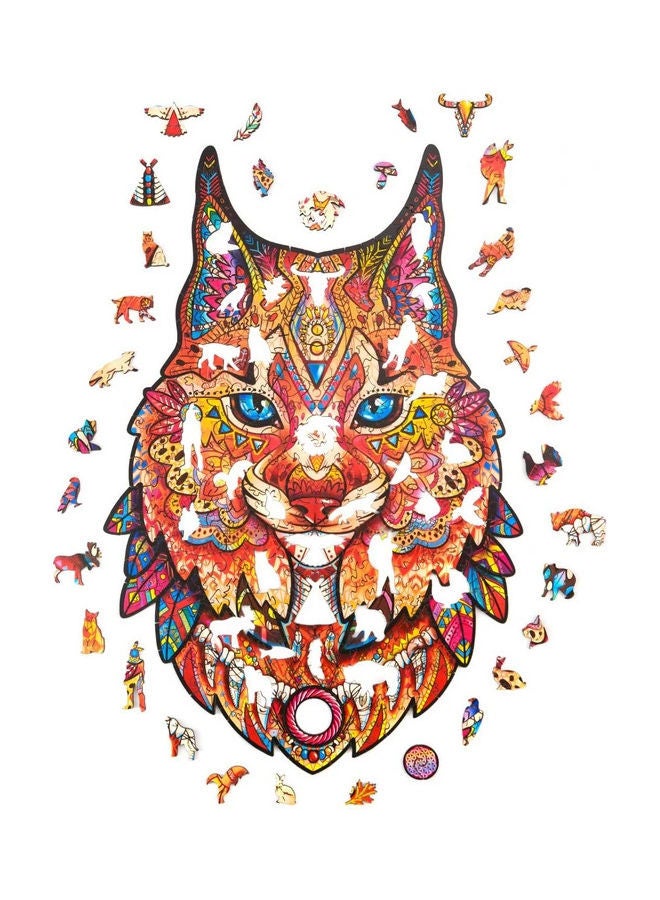 NIBEMINENT 167-Piece Animal Shaped Wooden Jigsaw Puzzle Set - Image 2