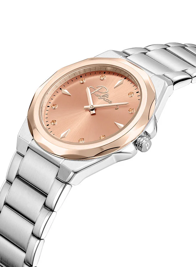 POLICE Womens Hana Stainless Steel Analog Wrist Watch PEWLG2228703 34mm Silver