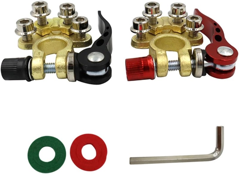 Vosarea Sturdy Car Battery Terminal Protector Insulation Pad Quick Release Clamp for Gauge Battery Cable - Image 1
