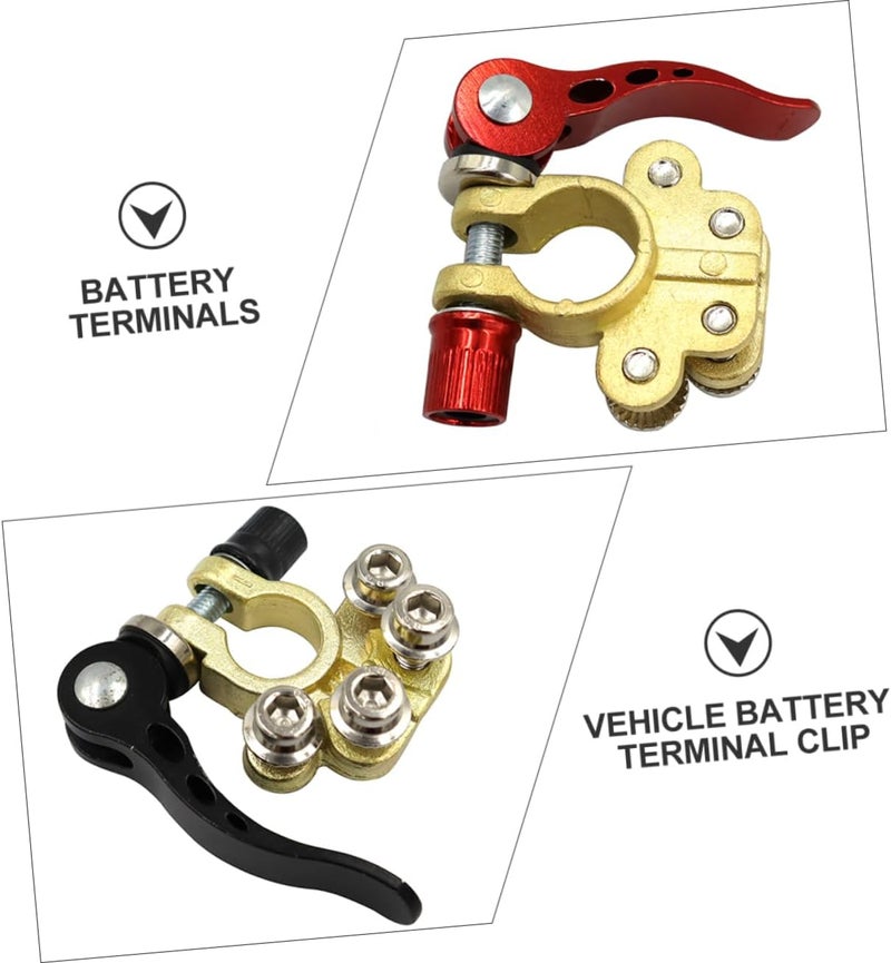Vosarea Sturdy Car Battery Terminal Protector Insulation Pad Quick Release Clamp for Gauge Battery Cable - Image 5