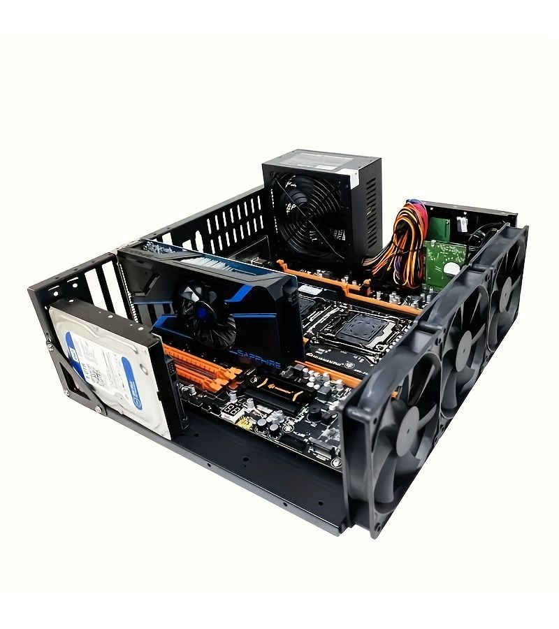 Heavy Duty Atx Test Bench Enclosure Dual Processor Server Chassis With Motherboard Stand - Image 5