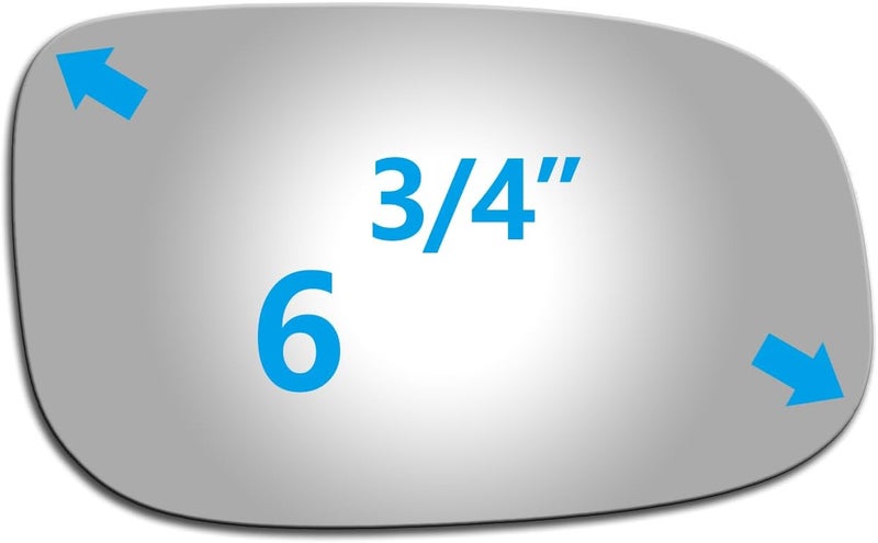 Adanz Right Passenger Side Mirror Glass Replacement for Volvo Models - Image 3