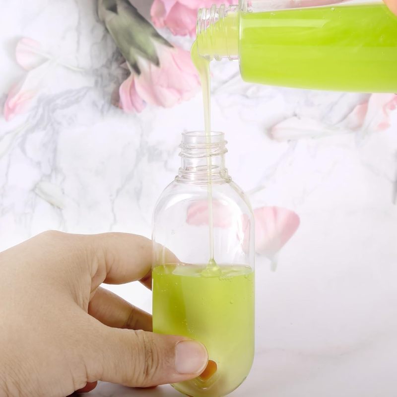 Travel Bottles: 1 Oz 30 Ml Transparent Pet Leak-Proof Refillable Bottles - Easy To Fill & Dose Compact Portable Bottles With Random Clasp For Travel, Outdoor Activities, Diy Beauty & Hand Sanitizer - Image 5