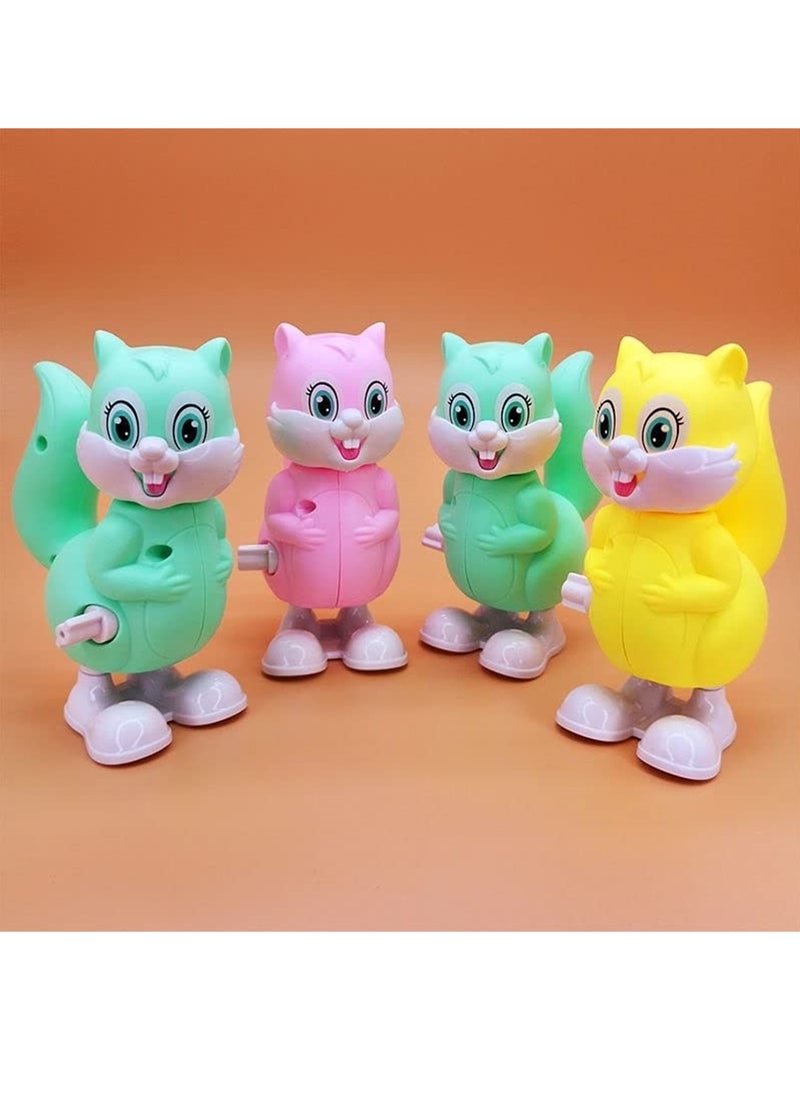 Toyland - Multicolor 12 Pcs Clockwork Wind Up Jumping Squirrel Toys for Children - Image 1