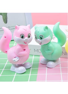 Toyland Multicolor 12 Pcs Clockwork Wind Up Jumping Squirrel Toys for Children  - Image 3