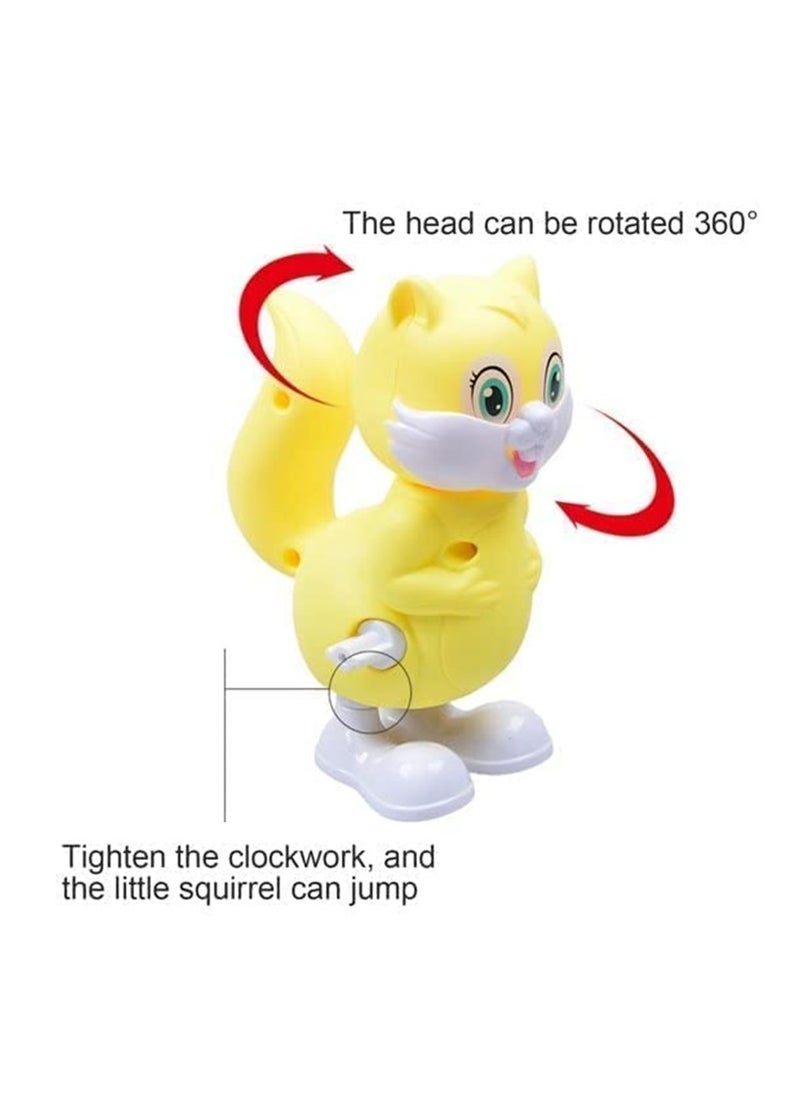 Toyland - Multicolor 12 Pcs Clockwork Wind Up Jumping Squirrel Toys for Children - Image 1