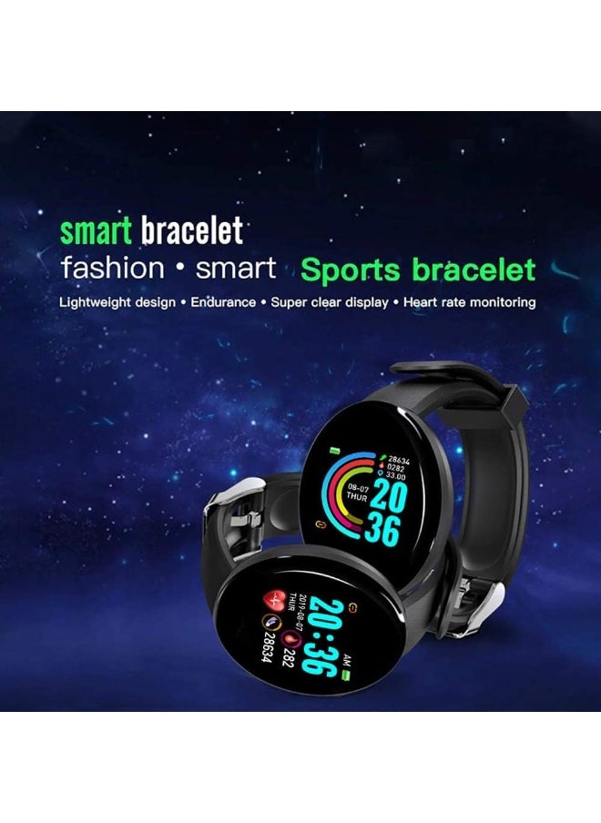 Generic - Smart Multi-function Watch Bracelet Round Screen Motion Meter Step Sleep Monitoring Heart Rate Watches Reloj Digital - Image 1