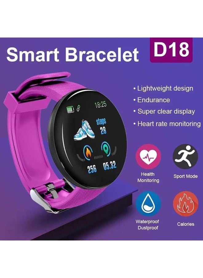 Generic - Smart Multi-function Watch Bracelet Round Screen Motion Meter Step Sleep Monitoring Heart Rate Watches Reloj Digital - Image 1