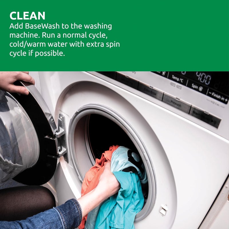 Nikwax BaseWash Deodorizing Cleaner for Sports Clothing & Activewear - 1000 ml - Image 5