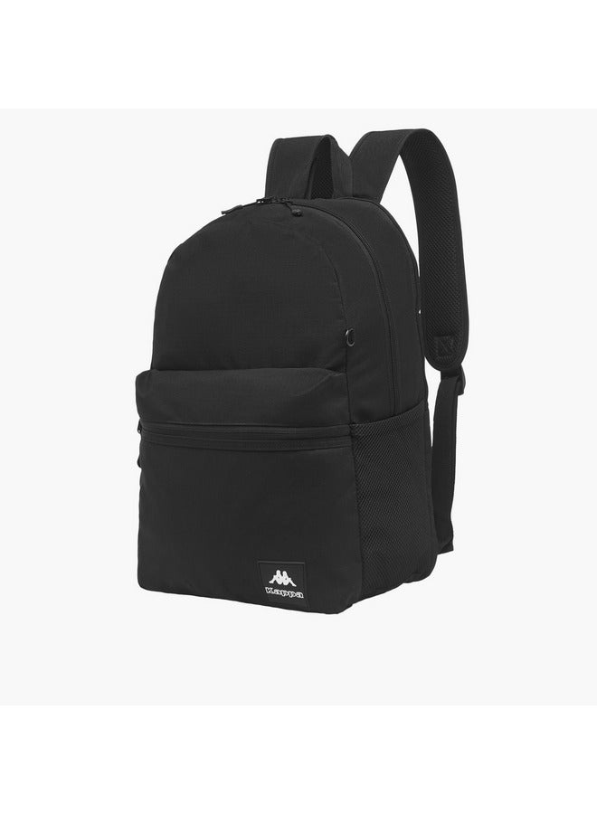 Kappa Boys Logo Print School Backpack with Adjustable Shoulder Straps and Pencil Pouch - 44x13x30 cm  - Image 3
