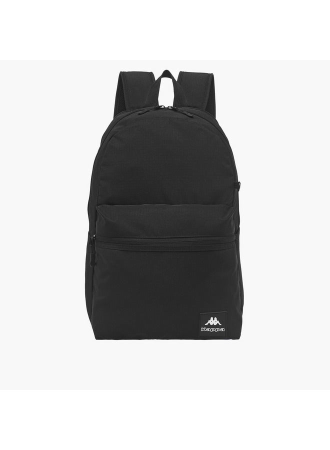 Kappa Boys Logo Print School Backpack with Adjustable Shoulder Straps and Pencil Pouch - 44x13x30 cm  - Image 2
