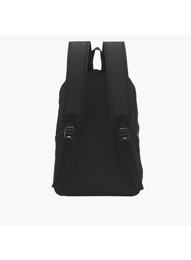 Kappa Boys Logo Print School Backpack with Adjustable Shoulder Straps and Pencil Pouch - 44x13x30 cm  - Image 5