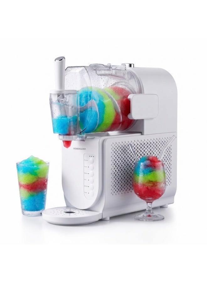 Slush and Ice Cream Maker 1.5L 180W Countertop Frozen Drink Machine with 3 Preset Modes and Adjustable Thickness Control ICE-LAND
