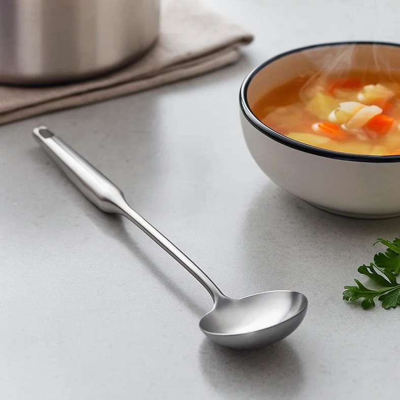 Pan Home Jumanna Soup Ladle 35cm - Chrome