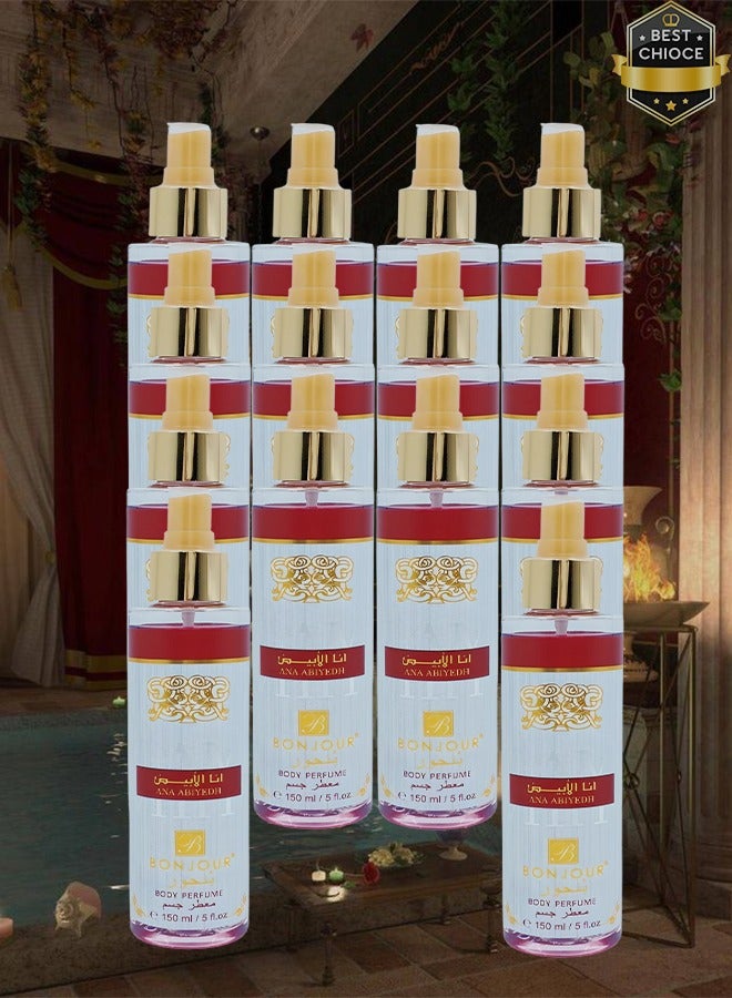 BonJour 14 Pieces Ana Abiyedh Body Perfume 150ml - Image 1